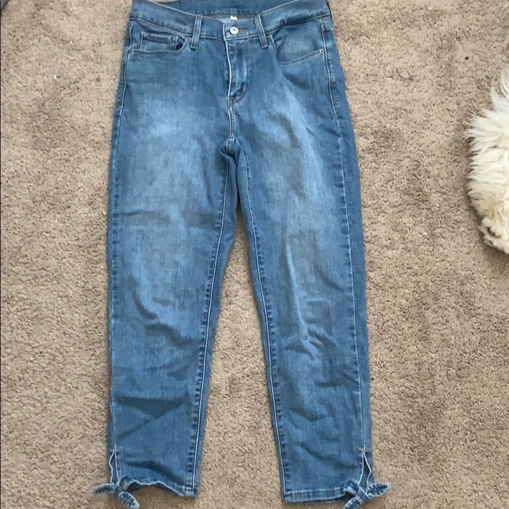 Levi high waisted mom jeans
